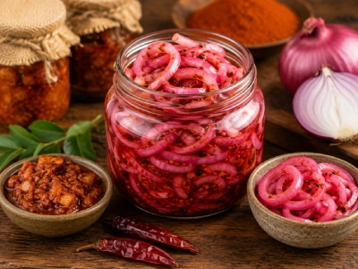Fresh Red Onions for Pickles and Food Processing