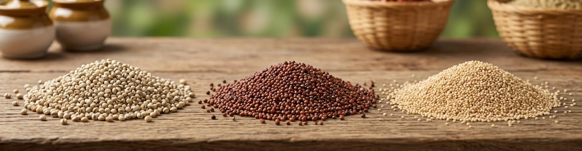 Indian millets and grains for food processing and bulk export