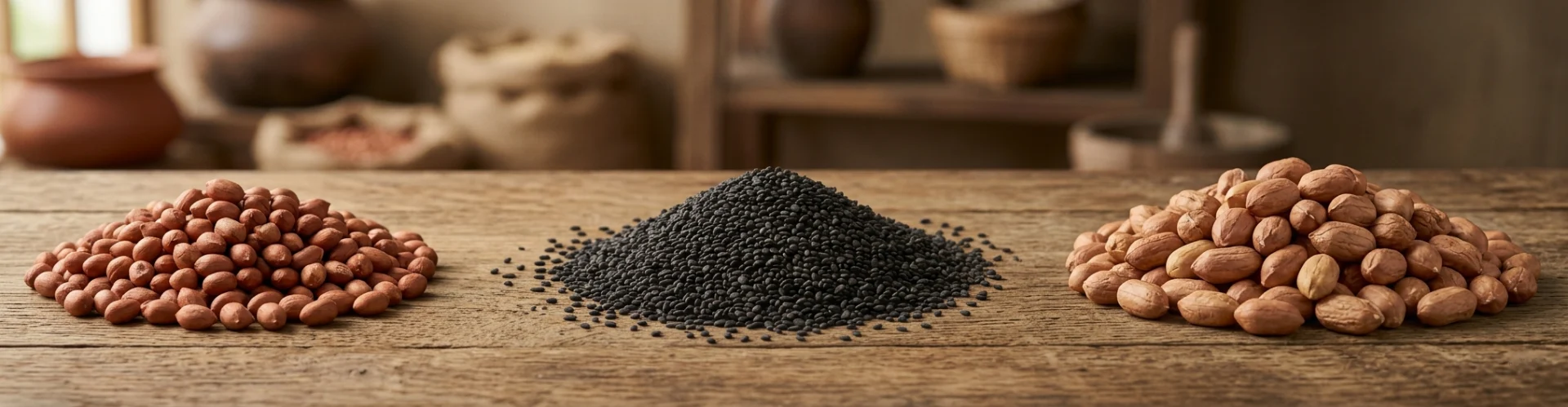 Indian oilseeds sesame seeds and peanuts for bulk export
