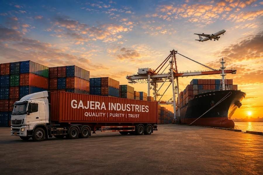 Indian agricultural products export and international shipping