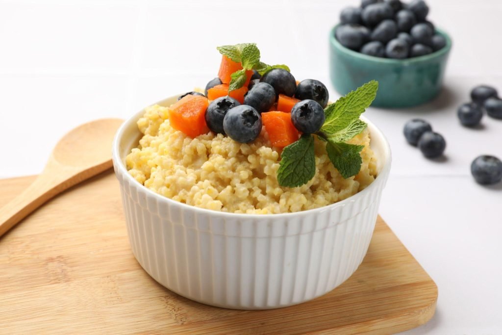 Amaranth grain for breakfast cereals porridge and food products