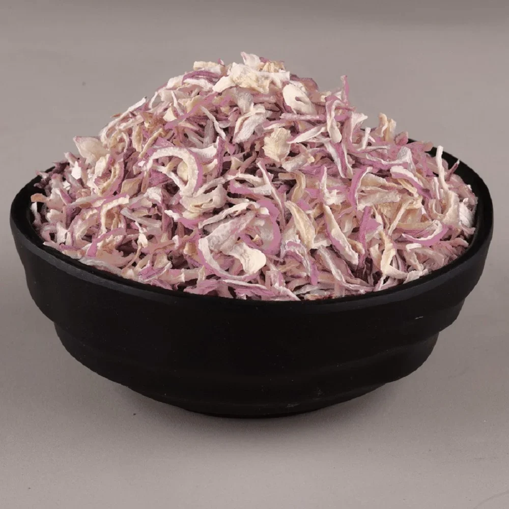 Pink Onion Flakes Exporter and Supplier from India