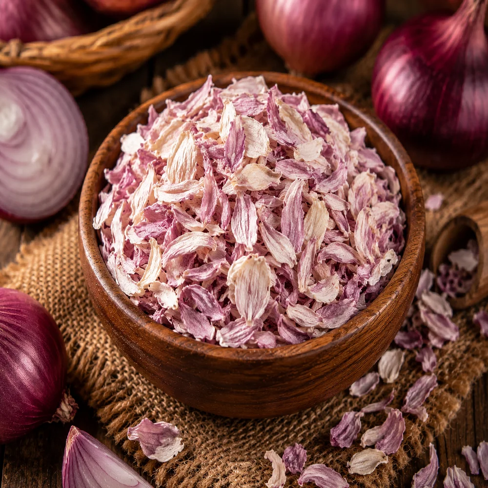 Red Onion Flakes Exporter and Supplier from India