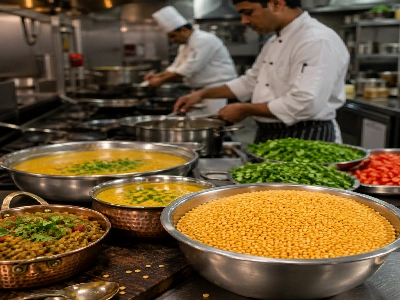 Yellow Lentils for dals curries soups and food processing